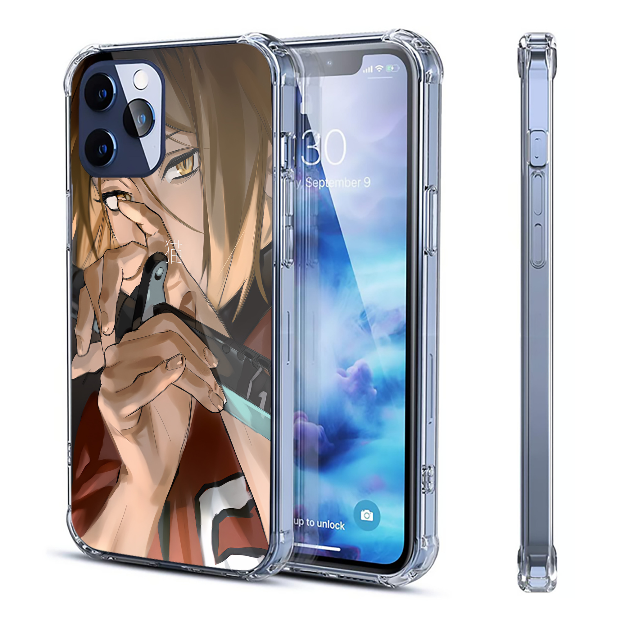 （画像用） ハイキュー!! Haikyu!! 【iPhone 12シリーズ対応】透明スマホケース（クリアソフトケース）